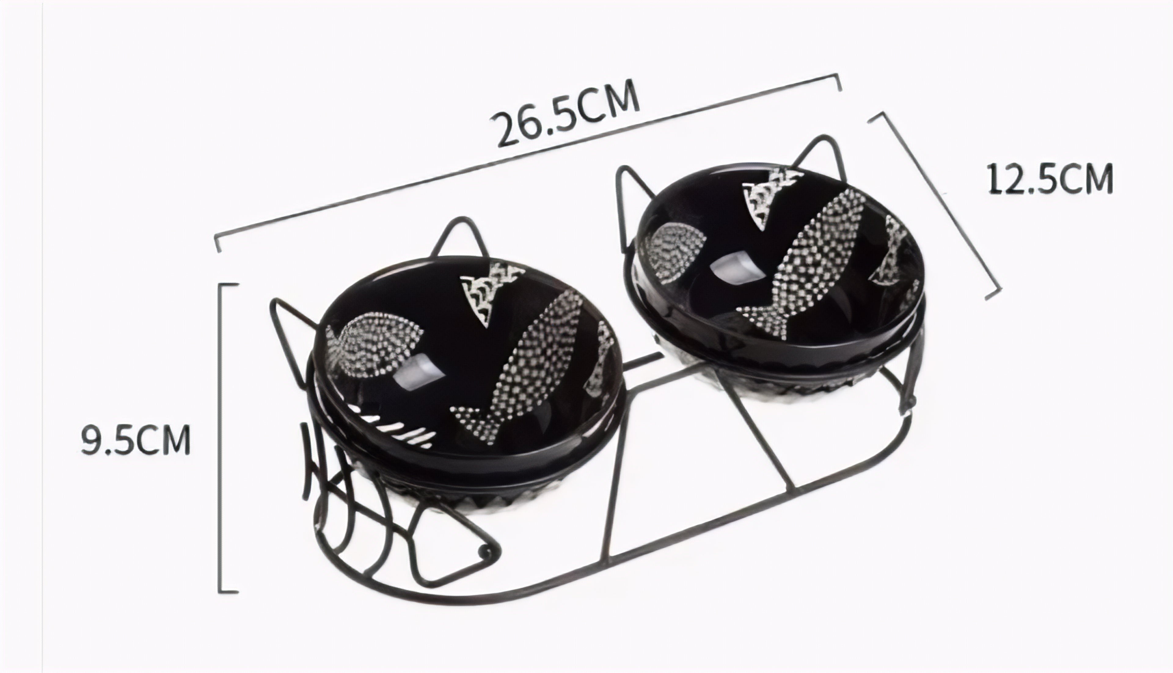 FELYN™ Elevated Ceramic Double Bowl