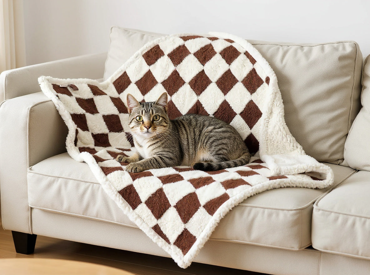 FELYN™ Waterproof Plush Pet Blanket