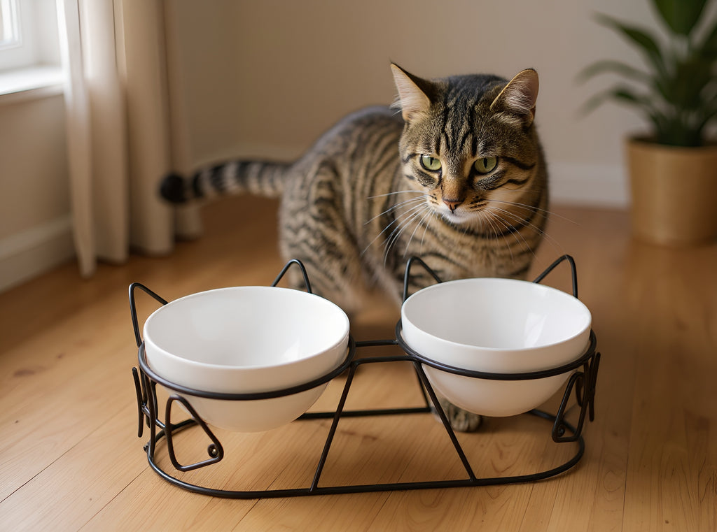 FELYN™ Elevated Ceramic Double Bowl