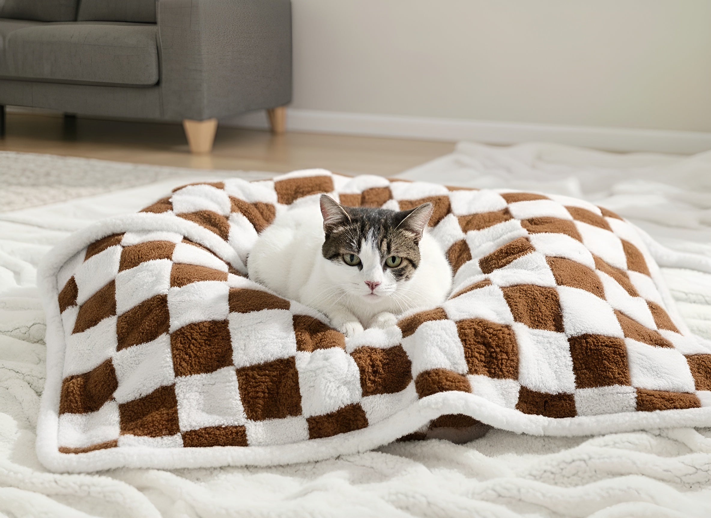 FELYN™ Waterproof Plush Pet Blanket